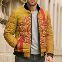 Inti Raymi Bomber Puffer Jacket Inca Empire Spirit