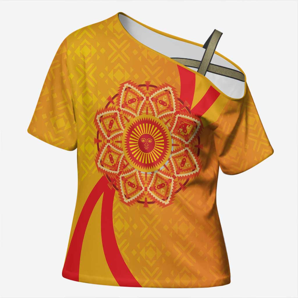 Inti Raymi Cross Shoulder Shirt Inca Empire Spirit