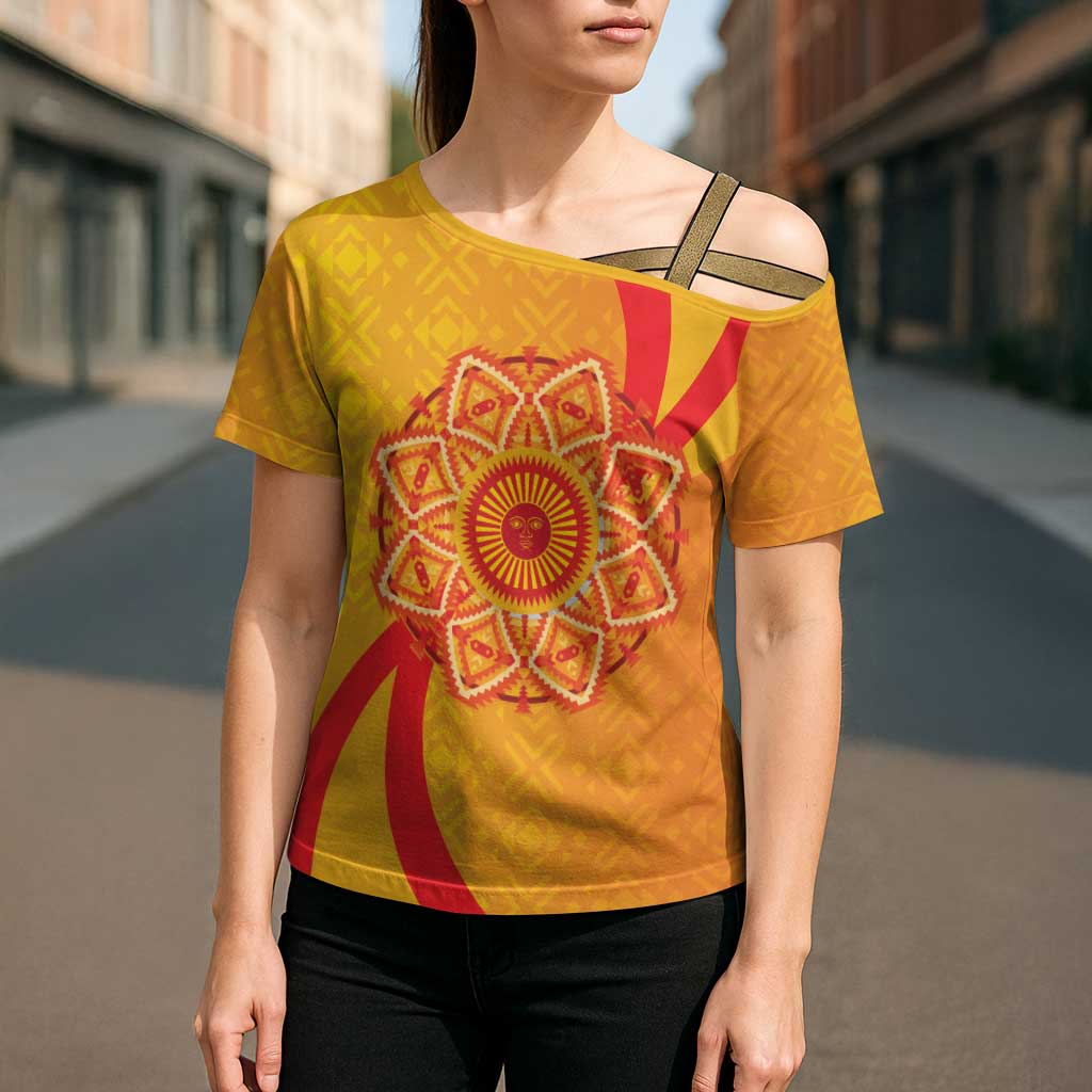 Inti Raymi Cross Shoulder Shirt Inca Empire Spirit
