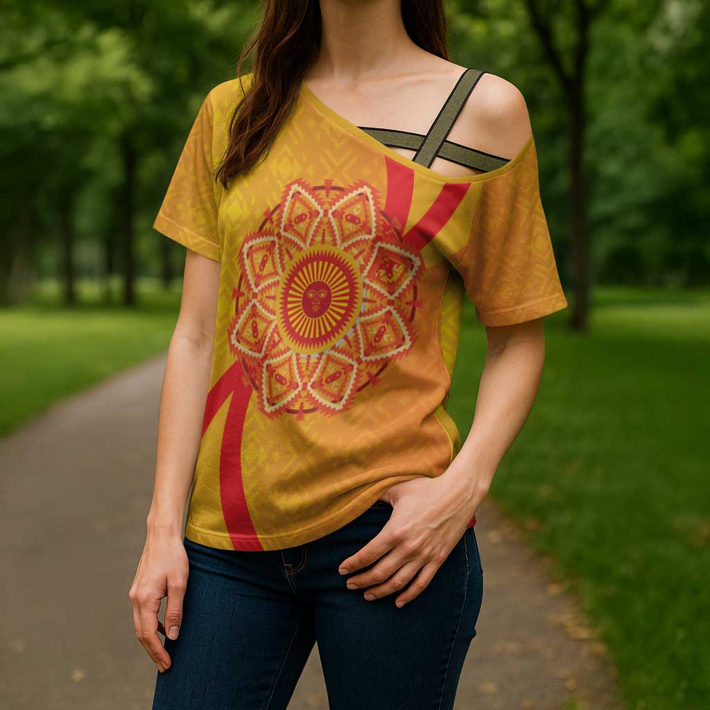 Inti Raymi Cross Shoulder Shirt Inca Empire Spirit
