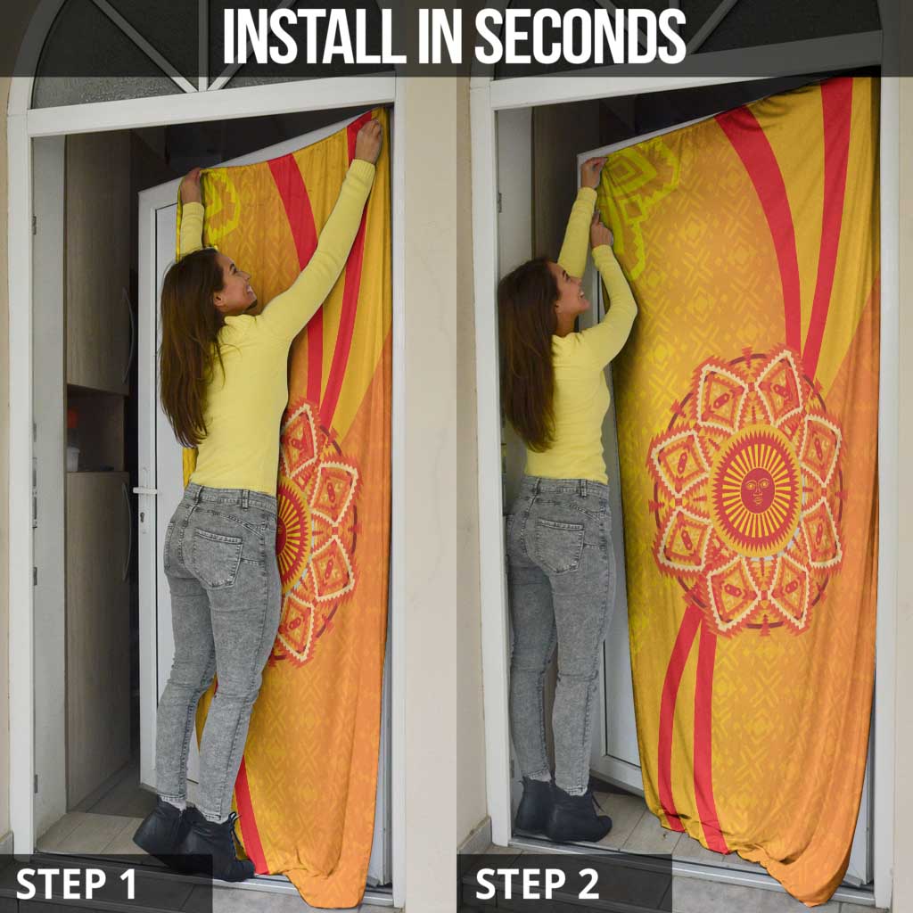 Inti Raymi Door Cover Inca Empire Spirit