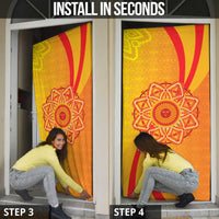 Inti Raymi Door Cover Inca Empire Spirit