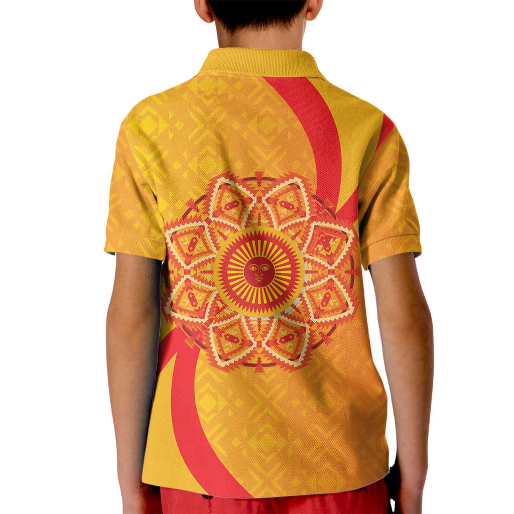 Inti Raymi Kid Polo Shirt Inca Empire Spirit