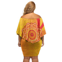 Inti Raymi Off Shoulder Short Dress Inca Empire Spirit
