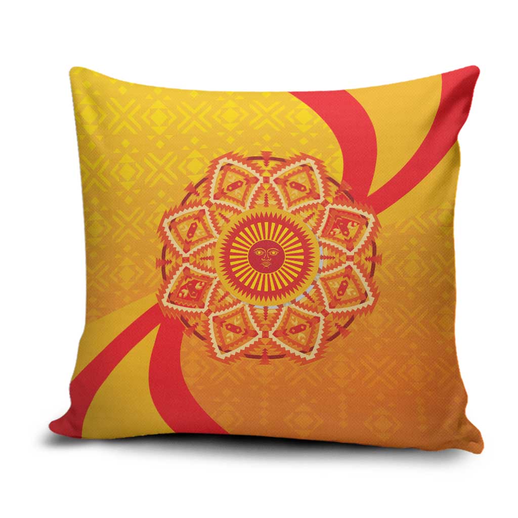 Inti Raymi Pillow Cover Inca Empire Spirit