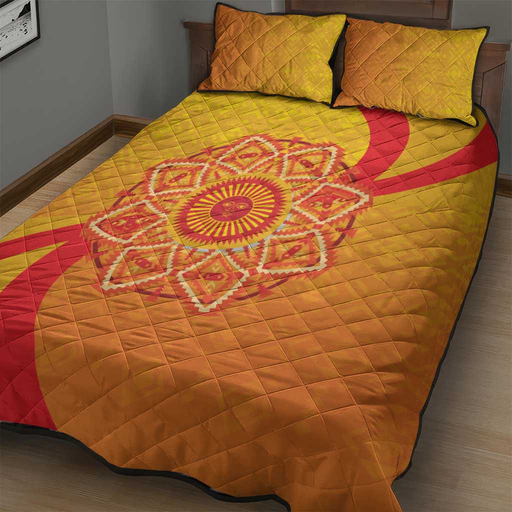 Inti Raymi Quilt Bed Set Inca Empire Spirit
