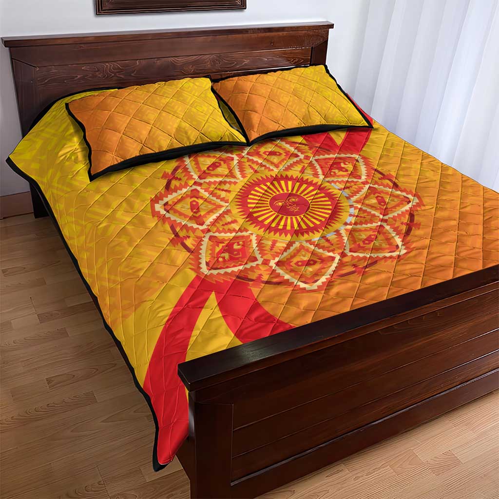 Inti Raymi Quilt Bed Set Inca Empire Spirit