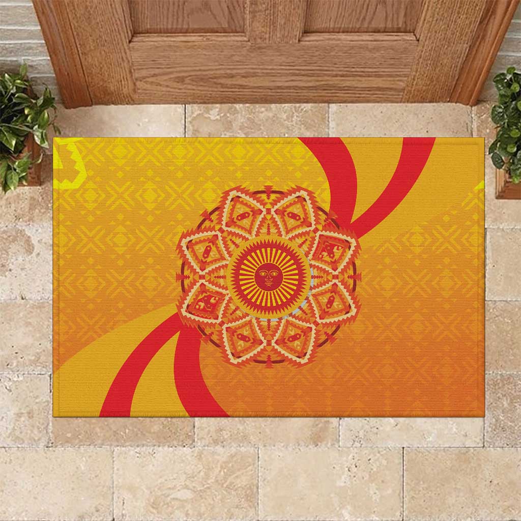 Inti Raymi Rubber Doormat Inca Empire Spirit