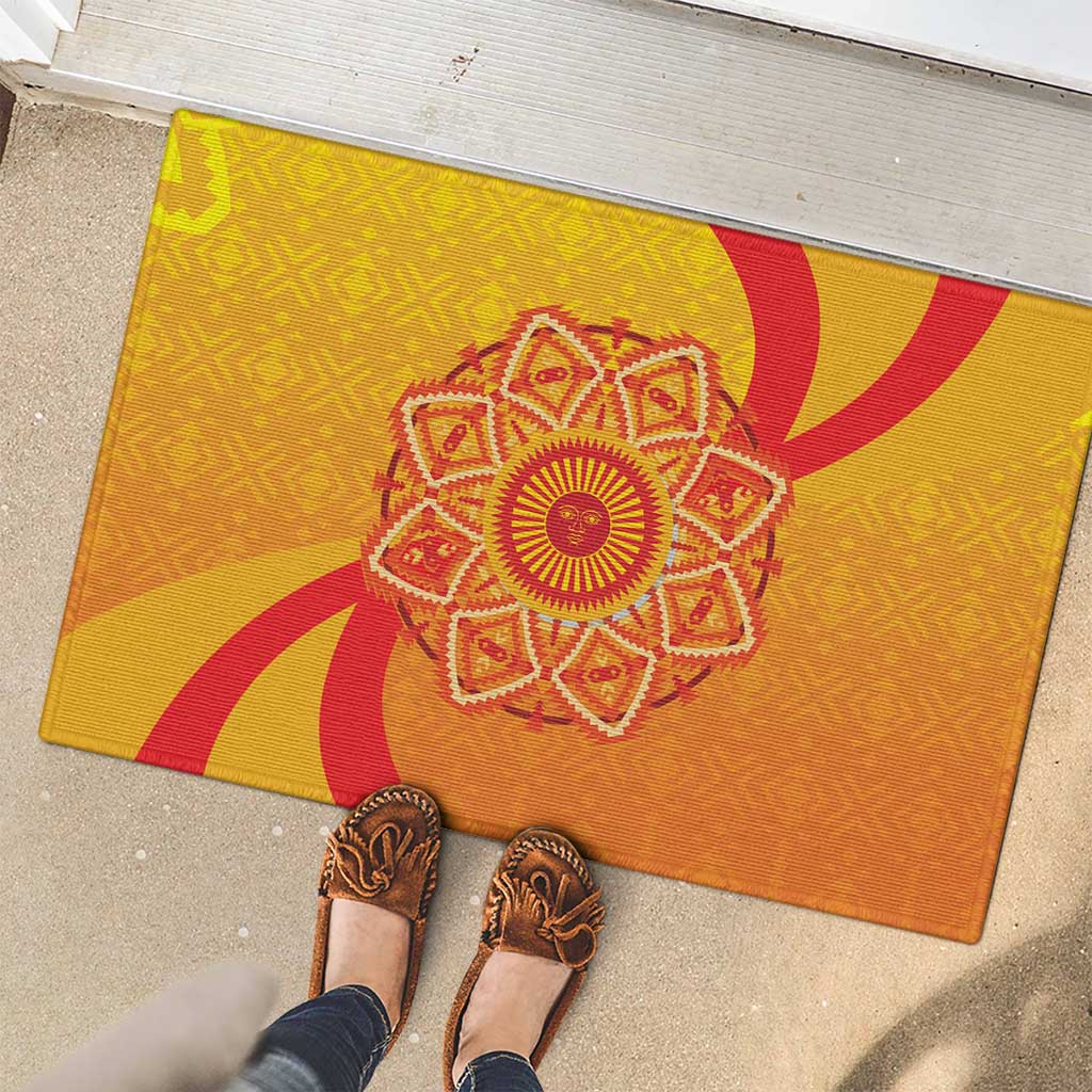 Inti Raymi Rubber Doormat Inca Empire Spirit