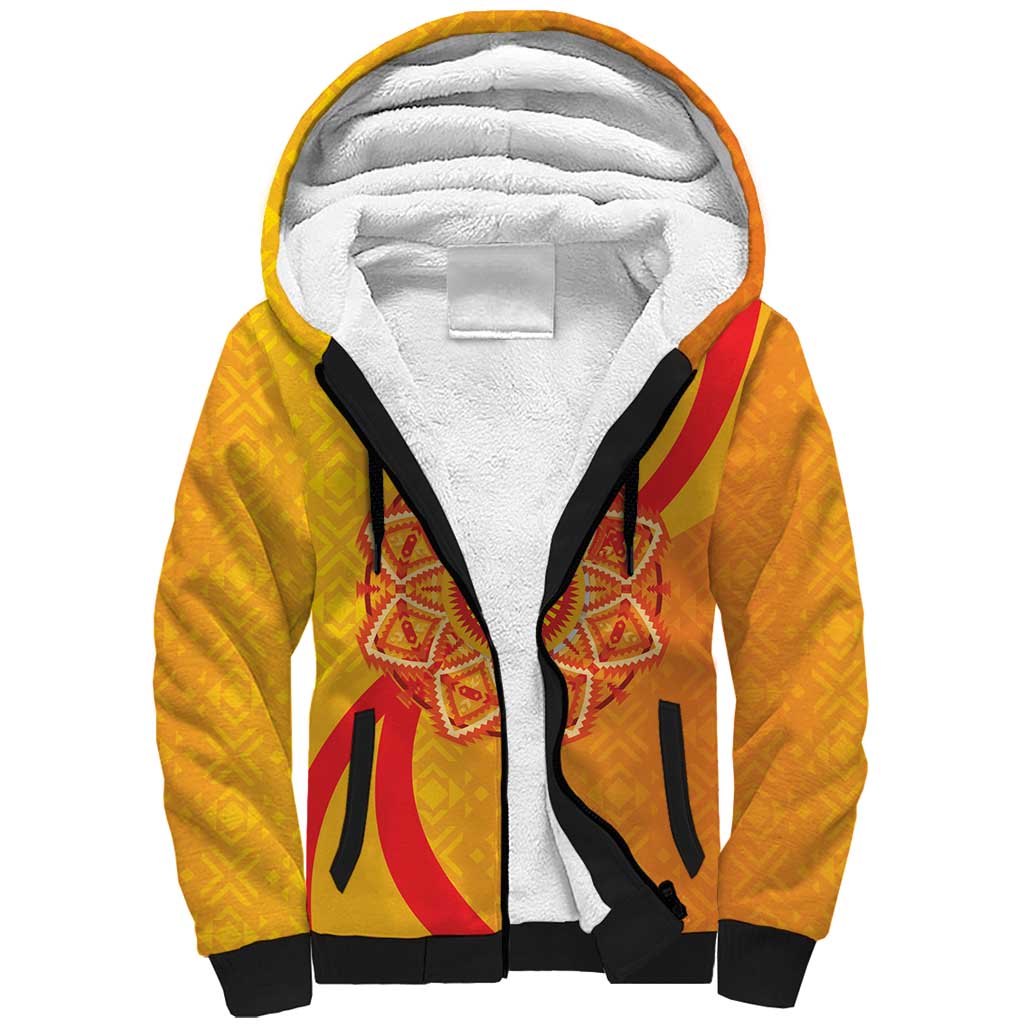 Inti Raymi Sherpa Hoodie Inca Empire Spirit