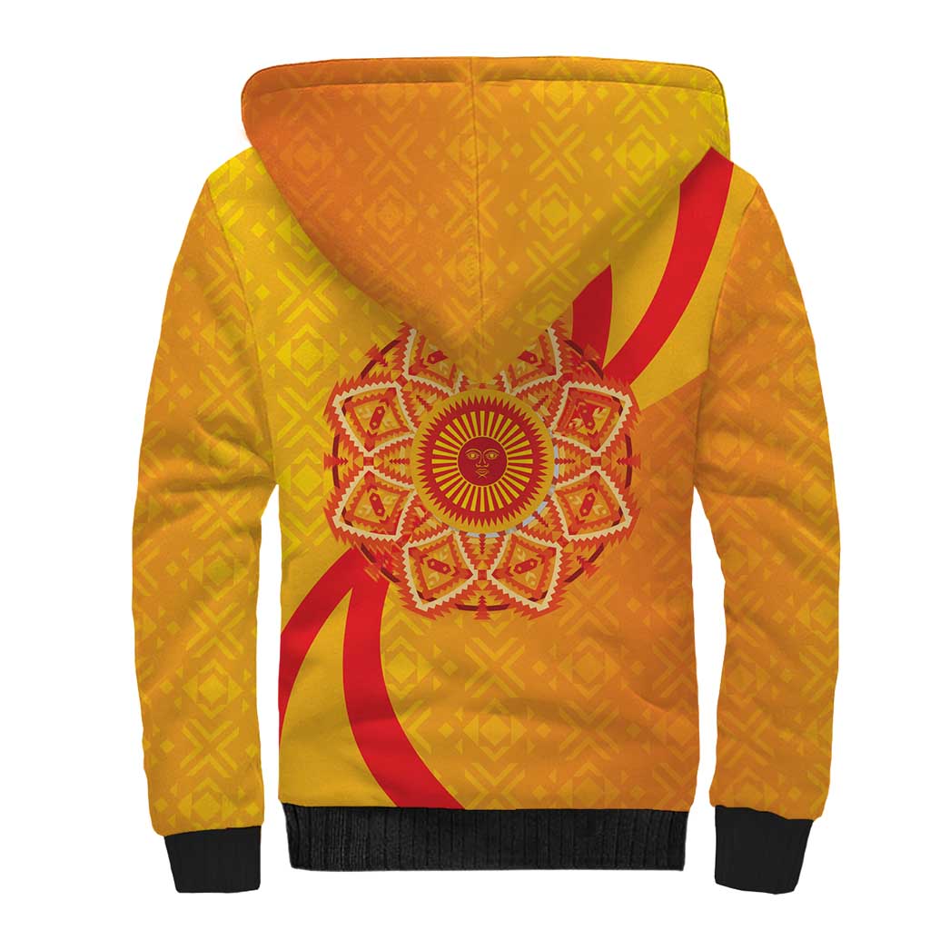 Inti Raymi Sherpa Hoodie Inca Empire Spirit
