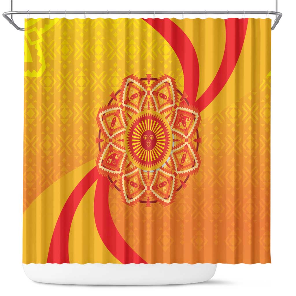 Inti Raymi Shower Curtain Inca Empire Spirit