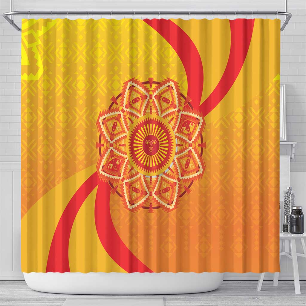 Inti Raymi Shower Curtain Inca Empire Spirit