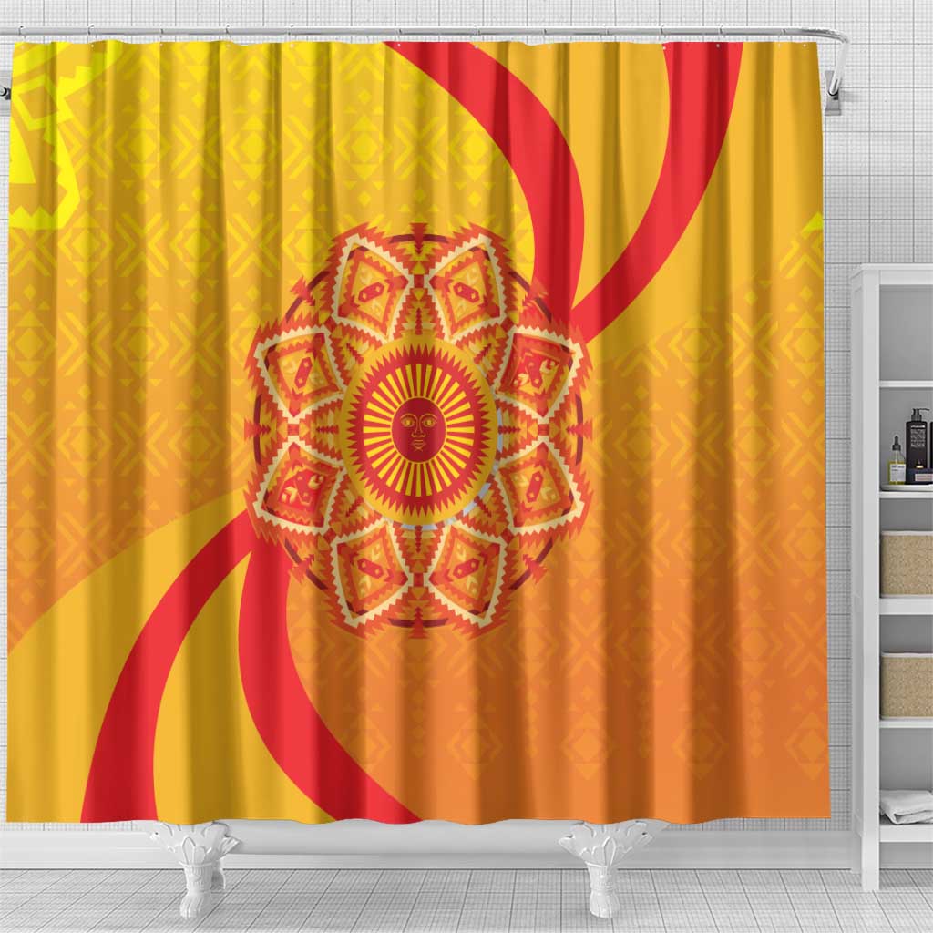 Inti Raymi Shower Curtain Inca Empire Spirit