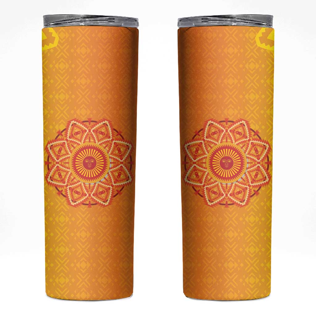 Inti Raymi Skinny Tumbler Inca Empire Spirit