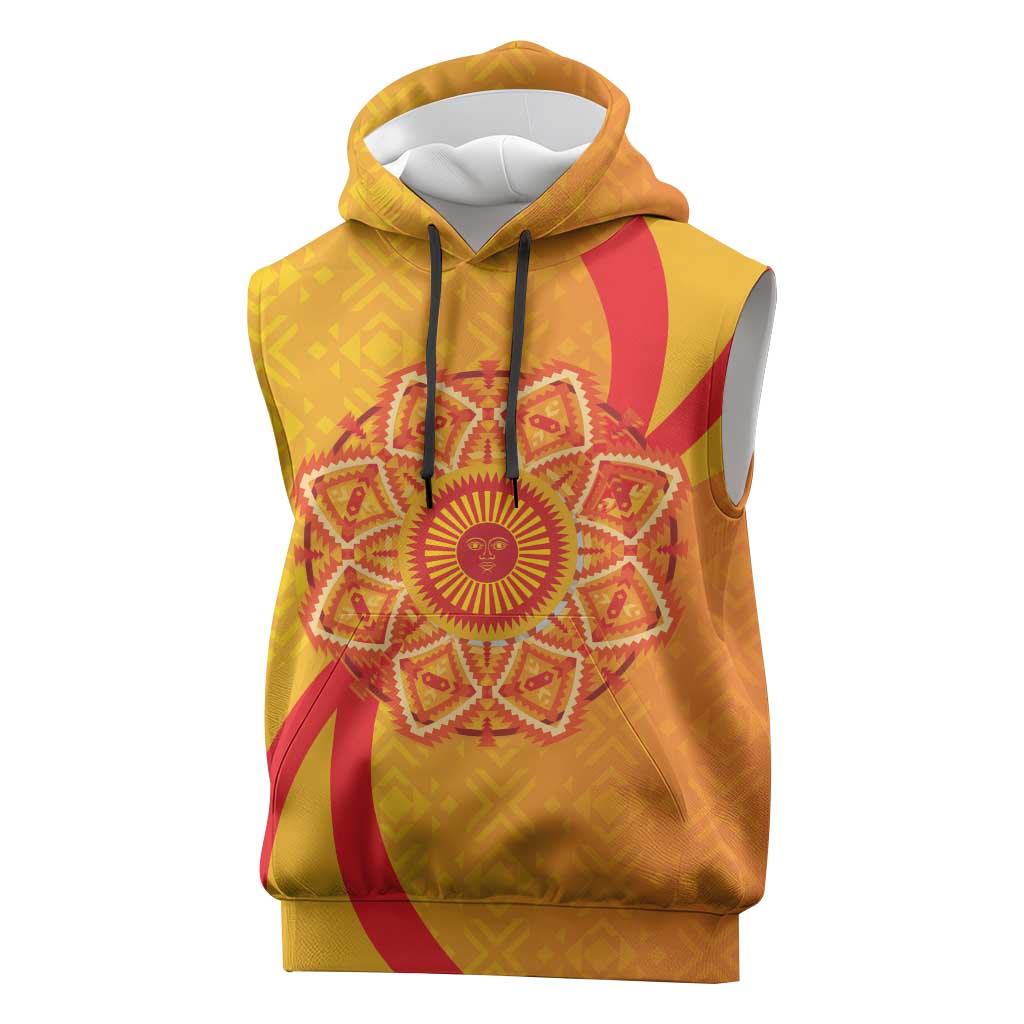 Inti Raymi Sleeveless Hoodie Inca Empire Spirit