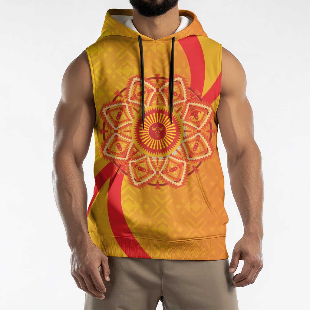 Inti Raymi Sleeveless Hoodie Inca Empire Spirit