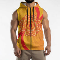 Inti Raymi Sleeveless Zip Hoodie Inca Empire Spirit