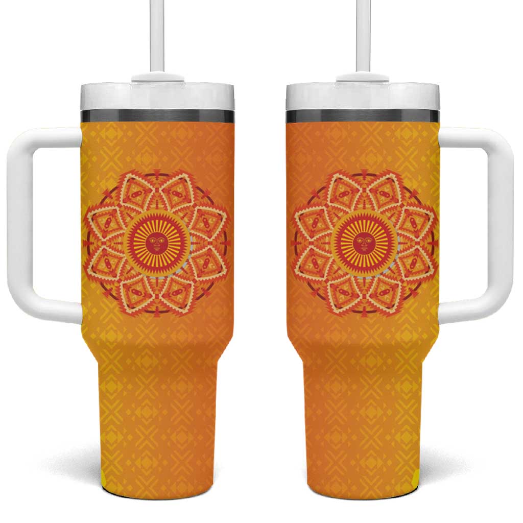 Inti Raymi Tumbler With Handle Inca Empire Spirit