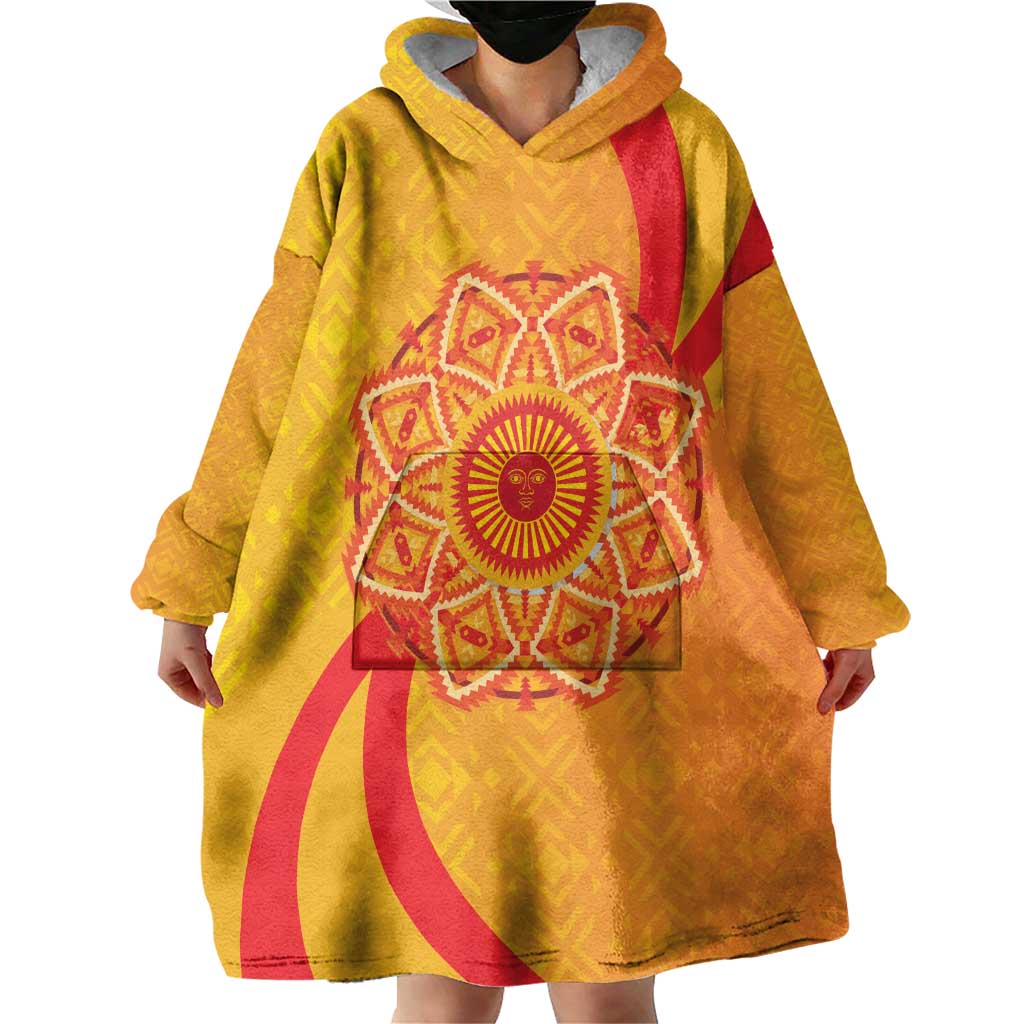 Inti Raymi Wearable Blanket Hoodie Inca Empire Spirit