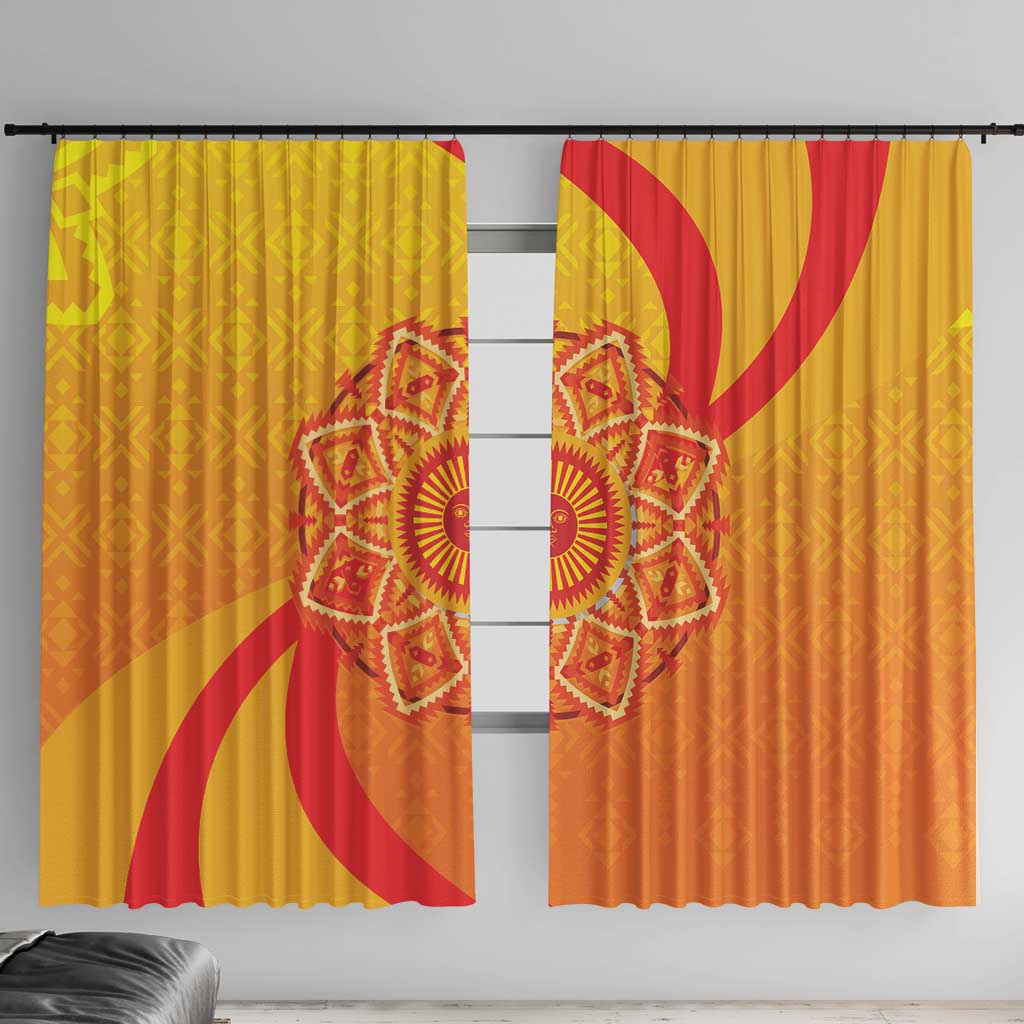 Inti Raymi Window Curtain Inca Empire Spirit