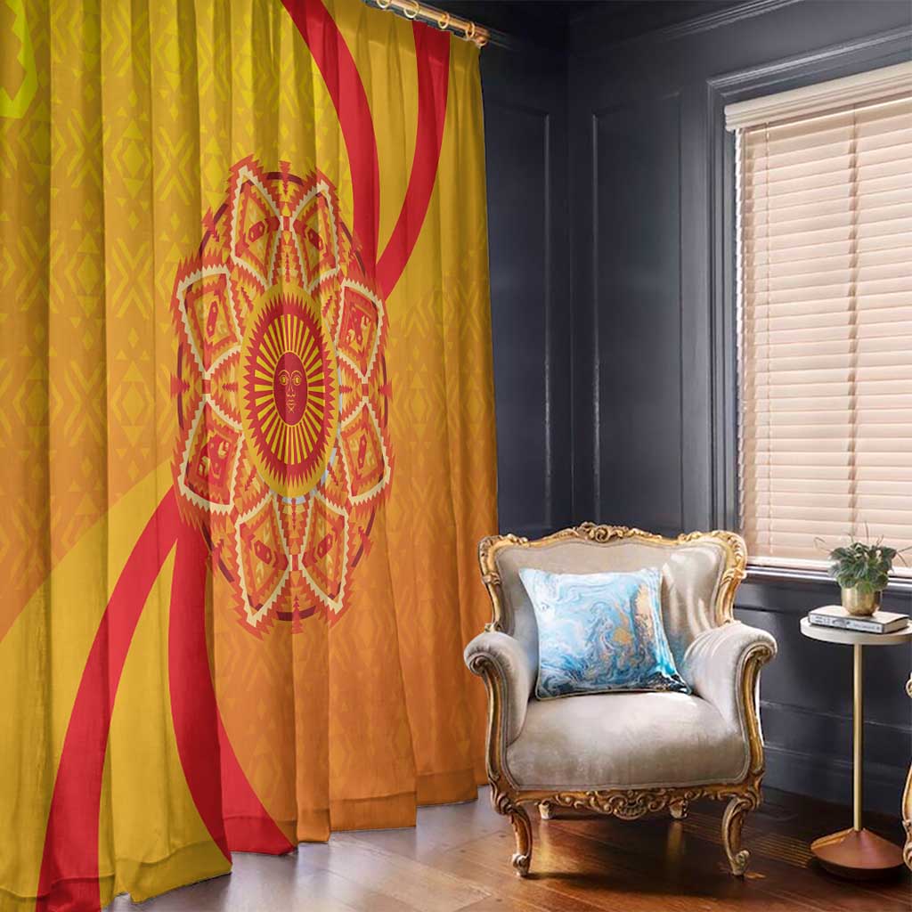 Inti Raymi Window Curtain Inca Empire Spirit