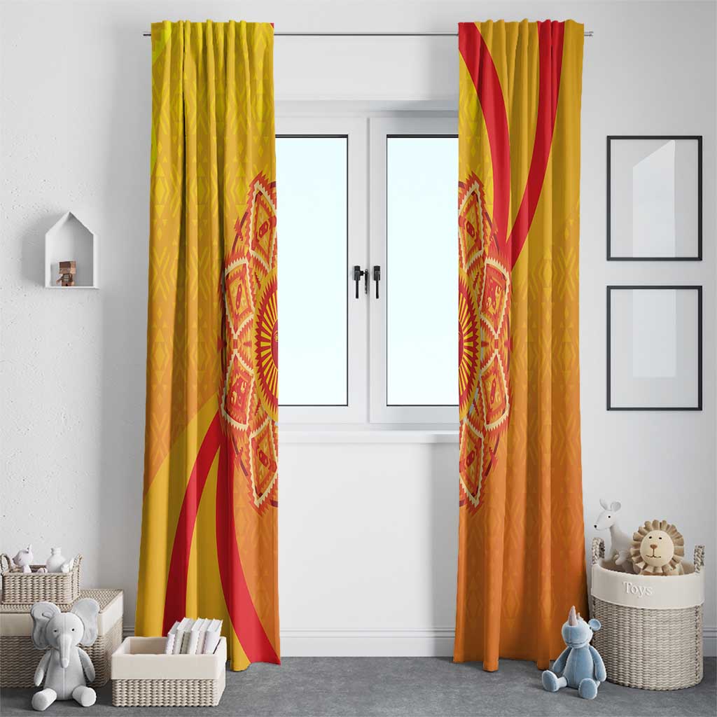 Inti Raymi Window Curtain Inca Empire Spirit