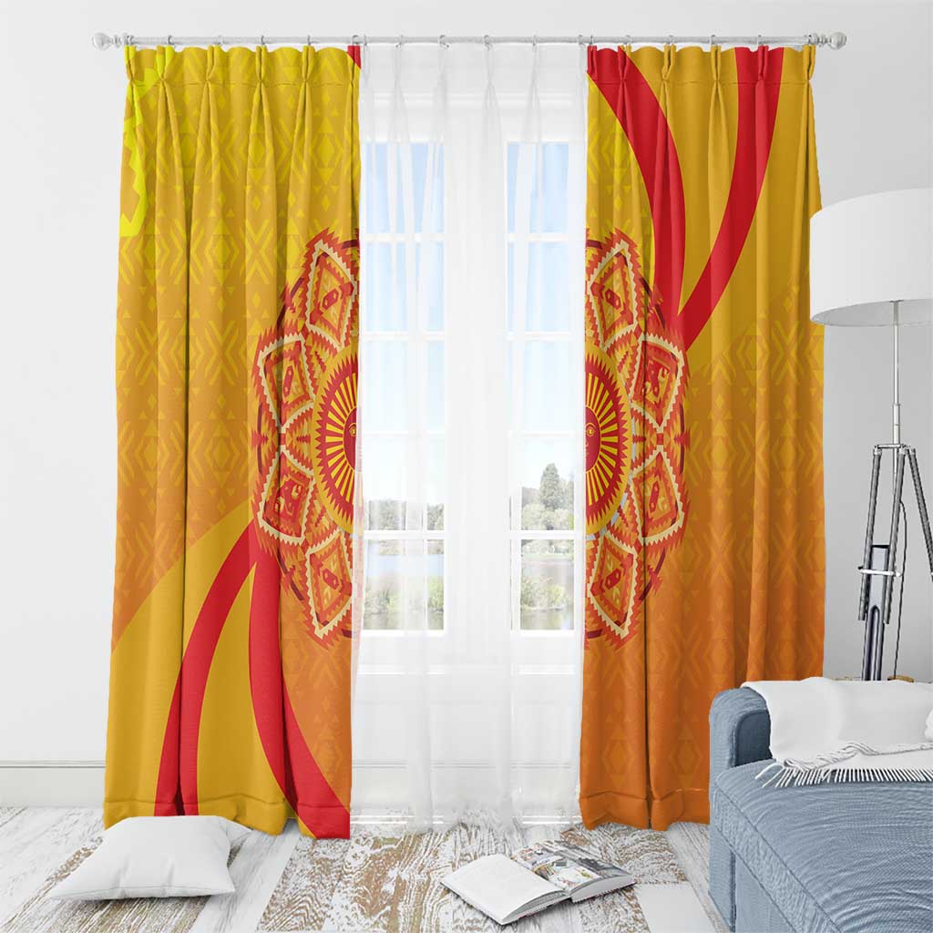 Inti Raymi Window Curtain Inca Empire Spirit