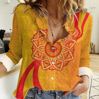 Inti Raymi Women Casual Shirt Inca Empire Spirit