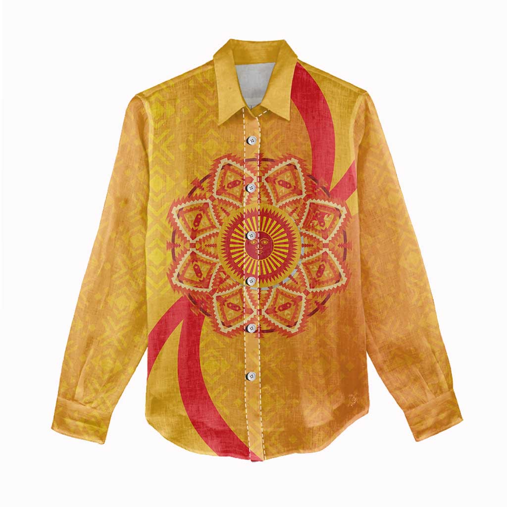 Inti Raymi Women Casual Shirt Inca Empire Spirit