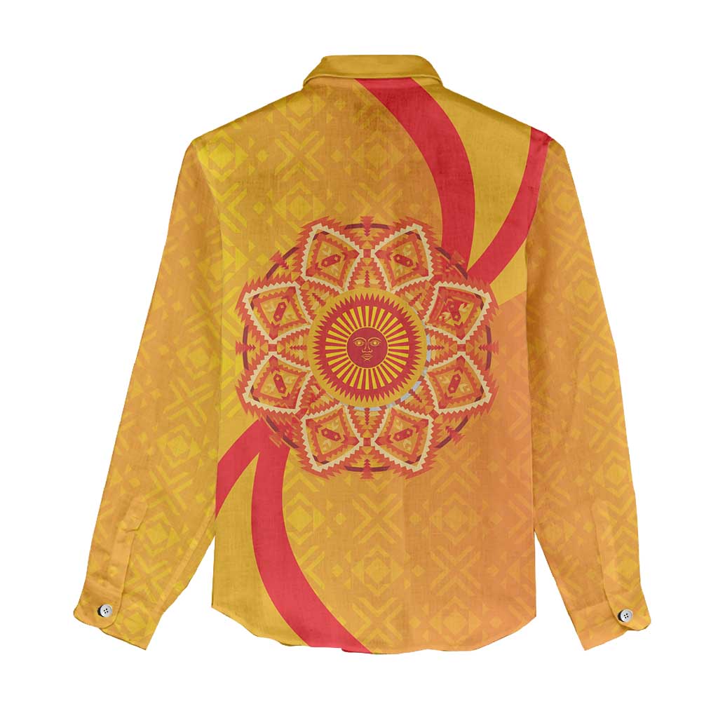 Inti Raymi Women Casual Shirt Inca Empire Spirit