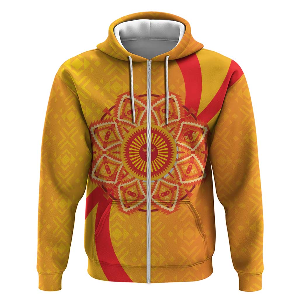 Inti Raymi Zip Hoodie Inca Empire Spirit