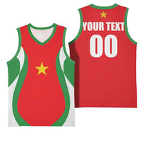 Custom Football 2026 Suriname Red Basketball Jersey Sranankondre Fubal Pluga