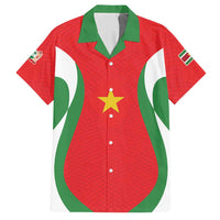 Custom Football 2026 Suriname Red Hawaiian Shirt Sranankondre Fubal Pluga