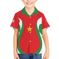 Custom Football 2026 Suriname Red Hawaiian Shirt Sranankondre Fubal Pluga