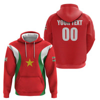 Custom Football 2026 Suriname Red Hoodie Sranankondre Fubal Pluga