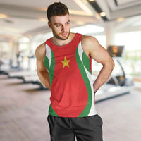 Custom Football 2026 Suriname Red Men Tank Top Sranankondre Fubal Pluga