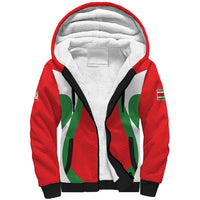 Custom Football 2026 Suriname Red Sherpa Hoodie Sranankondre Fubal Pluga