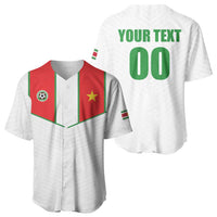 Custom Football 2026 Suriname White Baseball Jersey Natio Together We Rise