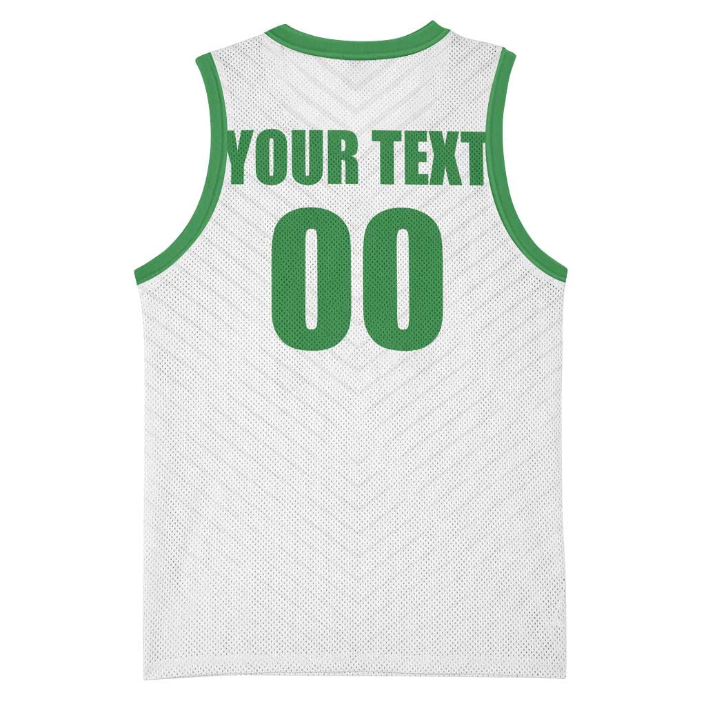 Custom Football 2026 Suriname White Basketball Jersey Natio Together We Rise