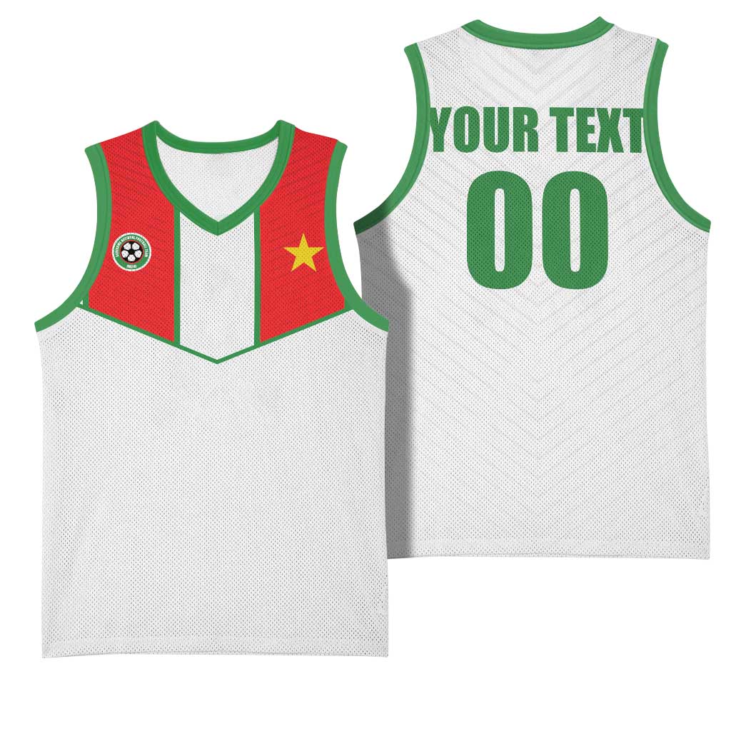 Custom Football 2026 Suriname White Basketball Jersey Natio Together We Rise