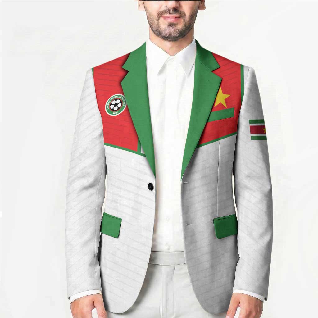Custom Football 2026 Suriname White Blazer Natio Together We Rise
