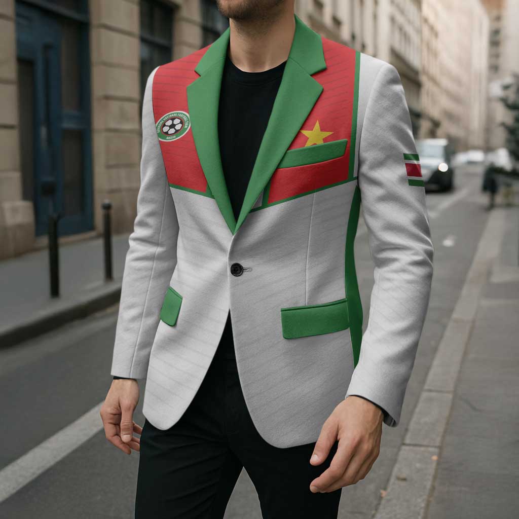 Custom Football 2026 Suriname White Blazer Natio Together We Rise