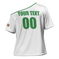 Custom Football 2026 Suriname White Cross Shoulder Shirt Natio Together We Rise