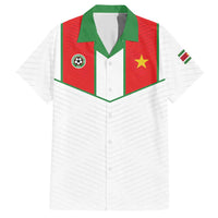 Custom Football 2026 Suriname White Hawaiian Shirt Natio Together We Rise