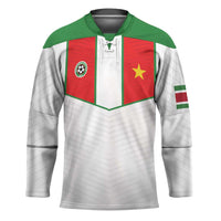 Custom Football 2026 Suriname White Hockey Jersey Natio Together We Rise