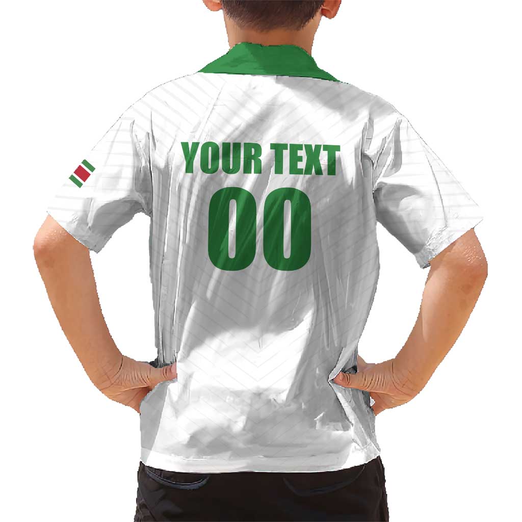 Custom Football 2026 Suriname White Kid Hawaiian Shirt Natio Together We Rise