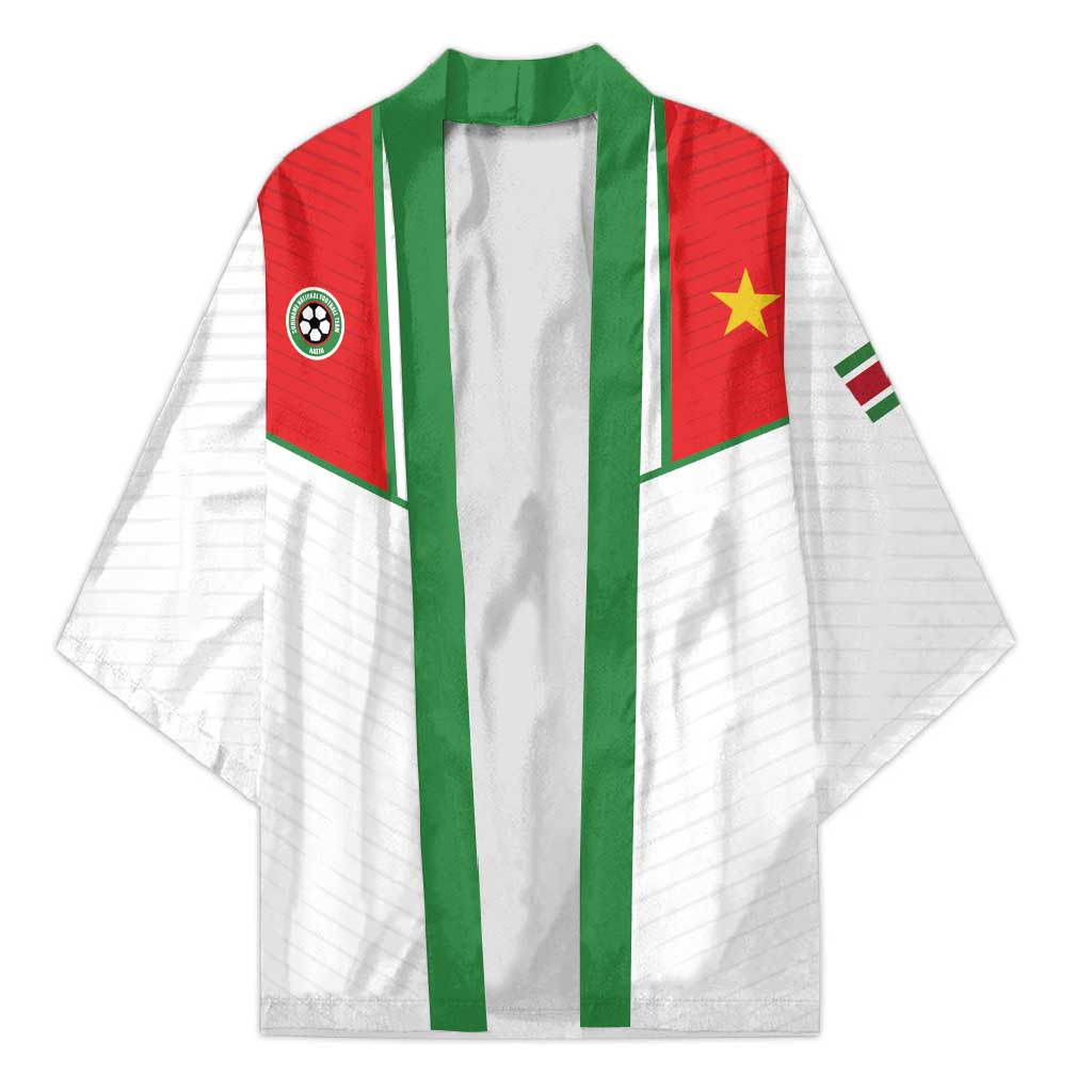 Custom Football 2026 Suriname White Kimono Natio Together We Rise