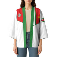 Custom Football 2026 Suriname White Kimono Natio Together We Rise