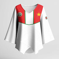 Custom Football 2026 Suriname White Kimono Sleeve Blouse Natio Together We Rise
